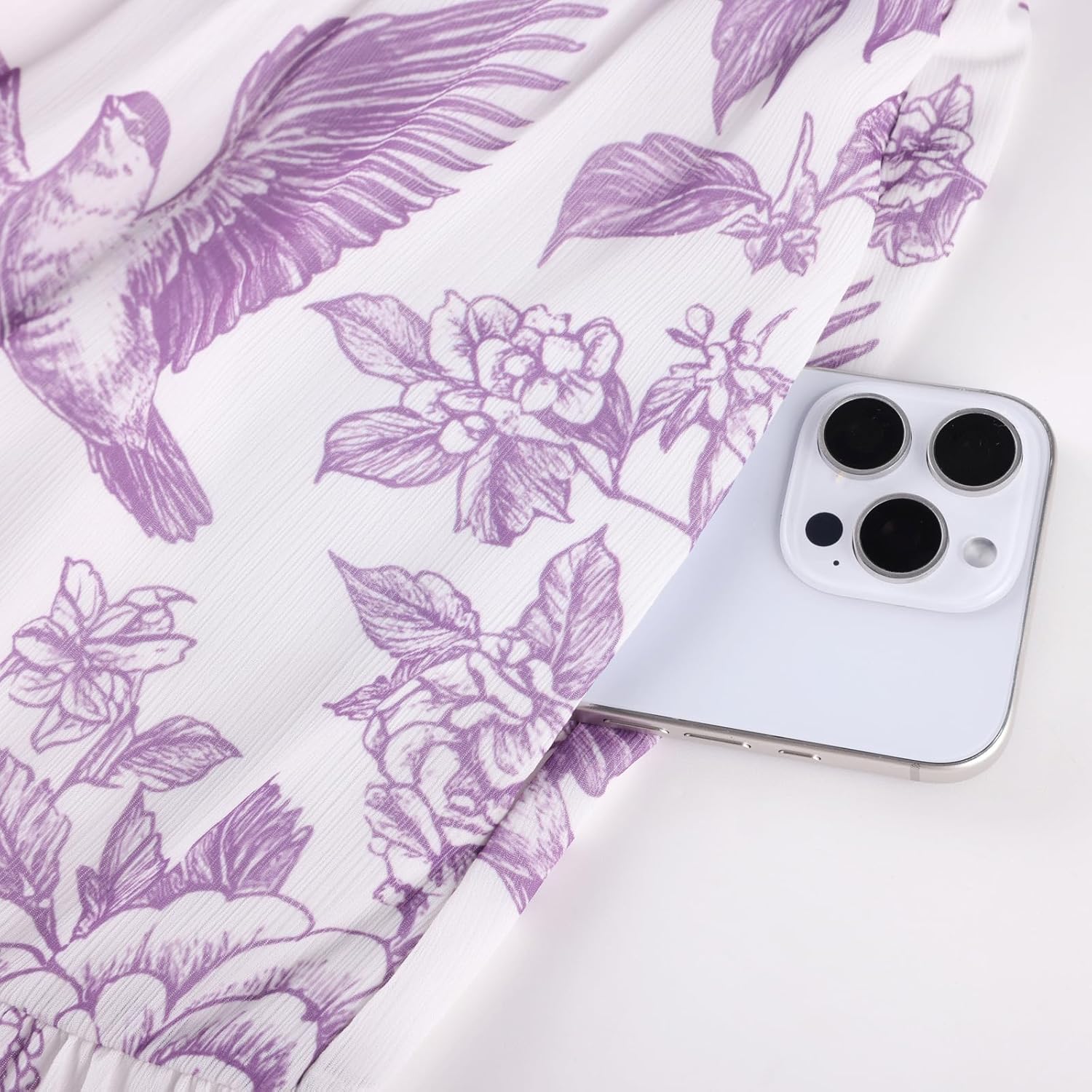 SCARLET DARKNESS Floral Dress for Women 2026 Flowy Sundress Smocked Cottagecore Dresses - Image 6