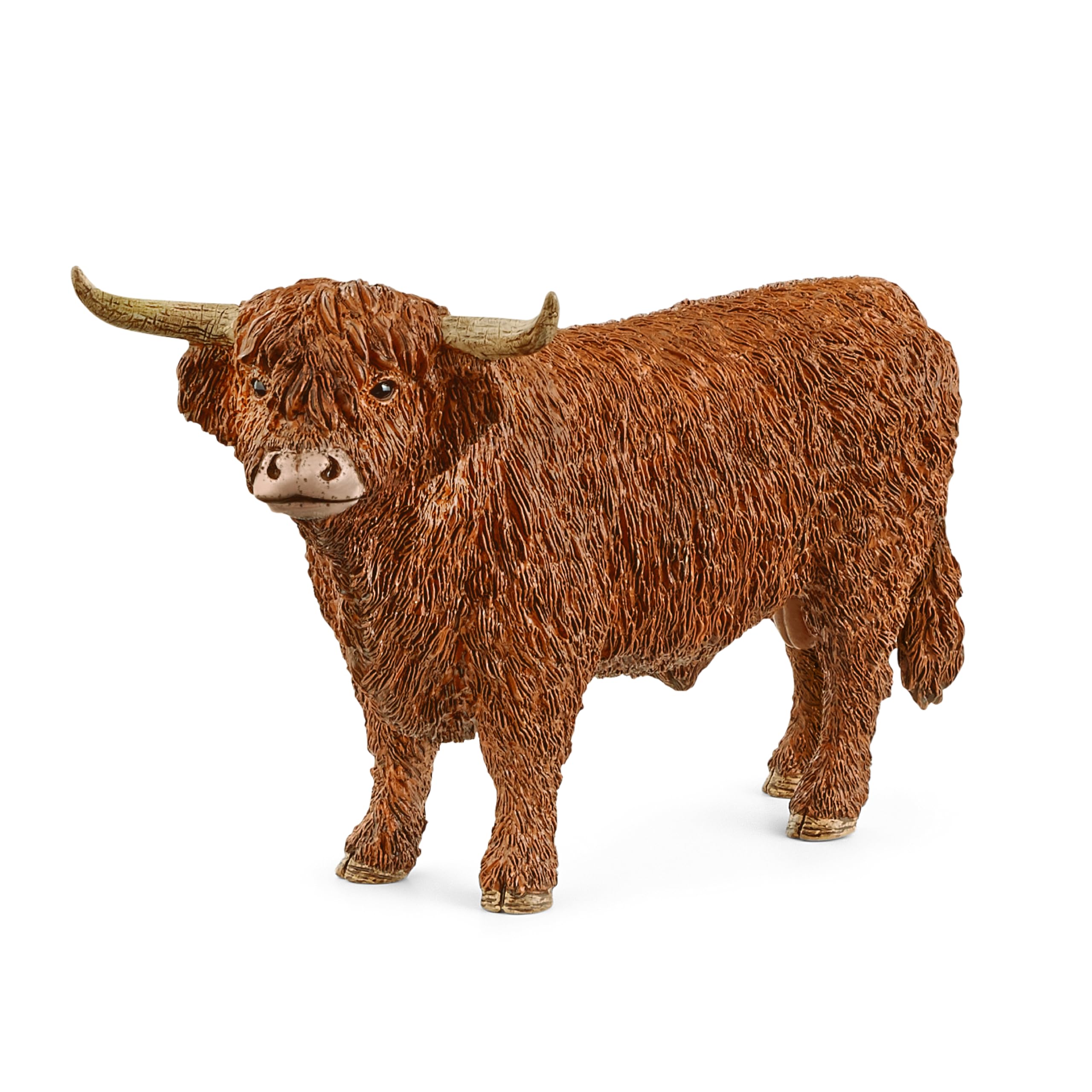 schleich FARM WORLD | Byk Highland 13919 | figurka zwierzęcia farma schleich | szczegółowa figurka i kolekcjonerska | prezent dla dziewczynek i chłopców | zabawka farma od 3 lat | 14 x 6 x 8 cm