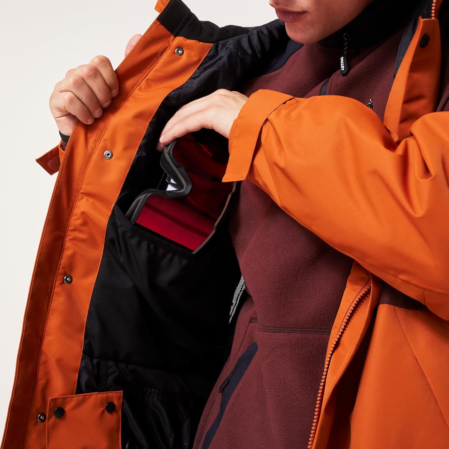 Oakley Mens Range Recycled Jacket 2.0, Ginger, X-Large - Image 7