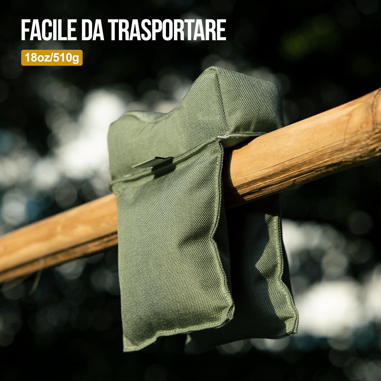 OneTigris Cuscino Imbottito per Armi, per Caccia, Caccia all'aperto, tiro,