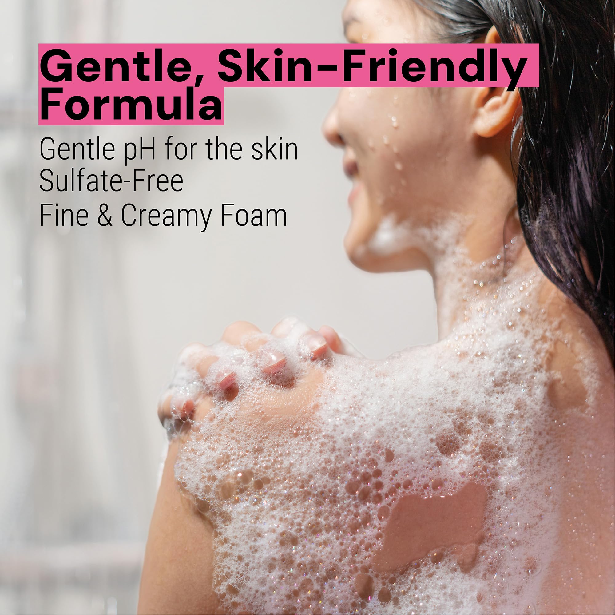 Panier des Sens, Rose Essential Oil Shower Gel, Body Wash for Women & Men, With Shea Oil - Image 4