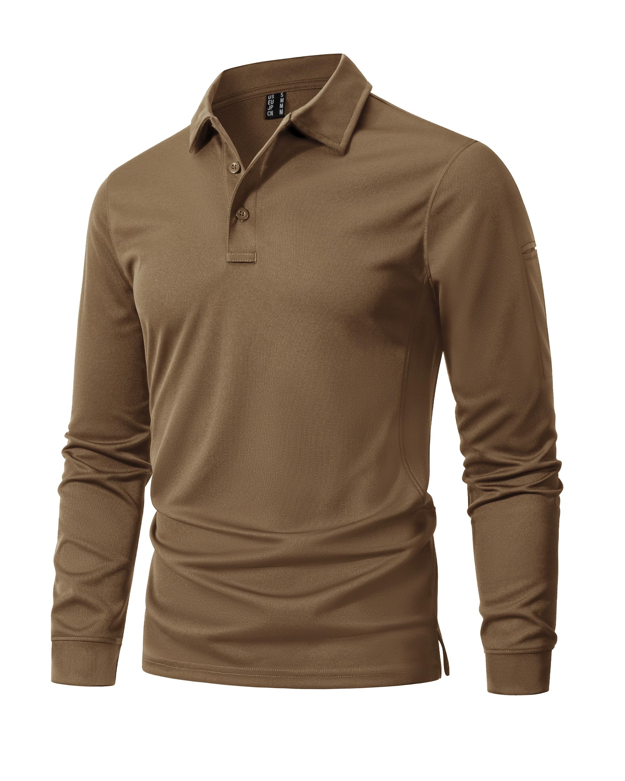 MAGNIVIT Men's Polo Shirts Long Sleeve Tactical Polo