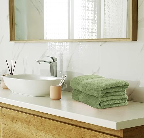 Vista 137 de Utopia Towels - Juego de toallas de 8 piezas, 2 toallas de baño, 2 toallas de mano y 4 para la cara, 100% algodón hilado en anillo, 600 GSM, Azul