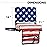 SPORT BEATS Stadium Seats with Back Support Bleacher Chairs with Back and Cushion Thick Padded Bleacher Seats Includes Shoulder Strap Retro Flag 1pc