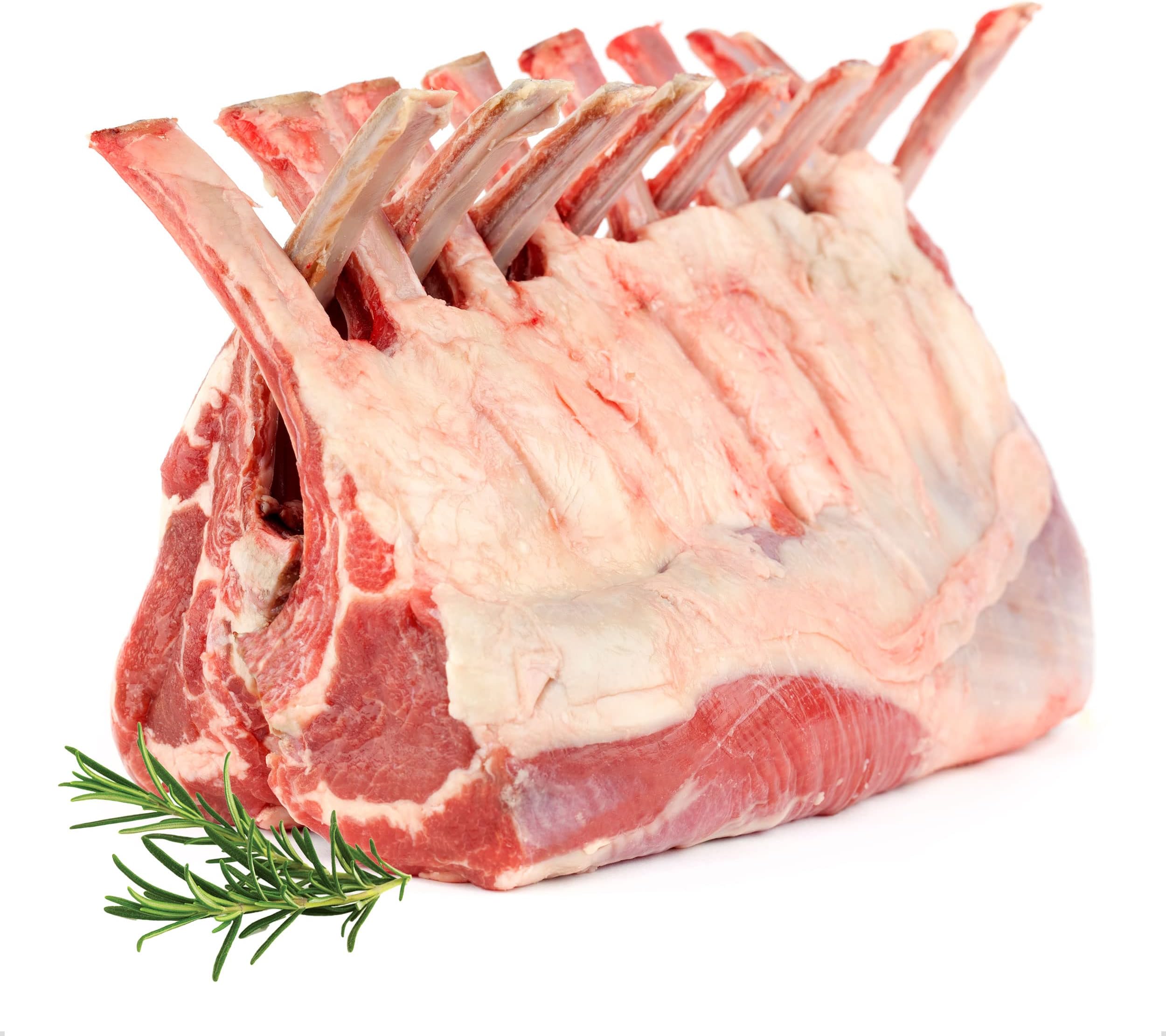 Rack Of Lamb x 2, Fresh Lamb Joint For Roasting, Hand Trimmed By Master Butcher, Tender, Juicy And Flavoursome, Suitable For Home Freezing. Joint Approximately 1.2kg
