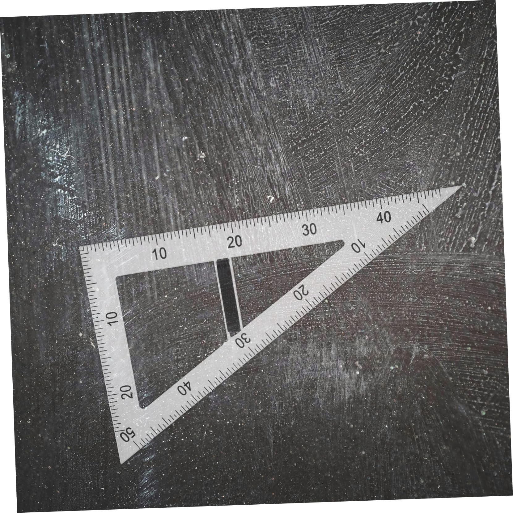 Dreiecklineal zum Zeichnen aus Transparentem Abs mit Magnetischem Design 60 Grad Winkel Leichtes Ablesen Geeignet für Physik und Mathematik im Unterricht