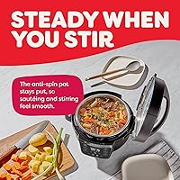 Vista 6 de Instant Pot 4QT RIO Mini Multicocina 7 en 1, Olla a Presión, Cocción Lenta, Saltear, Vapor, Arrocera, Yogur y Calentador, Negro, 4 Cuartos