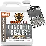 Concrete Sealer - 9500 Ready to Use, 1 Gallon Covers up to 150-400 sq ft (Single Coat)| Penetrating Paver Sealer, Salt & Water Repellent| DOT Approved Silane/Siloxane for Stone, Patio, Driveway, Brick
