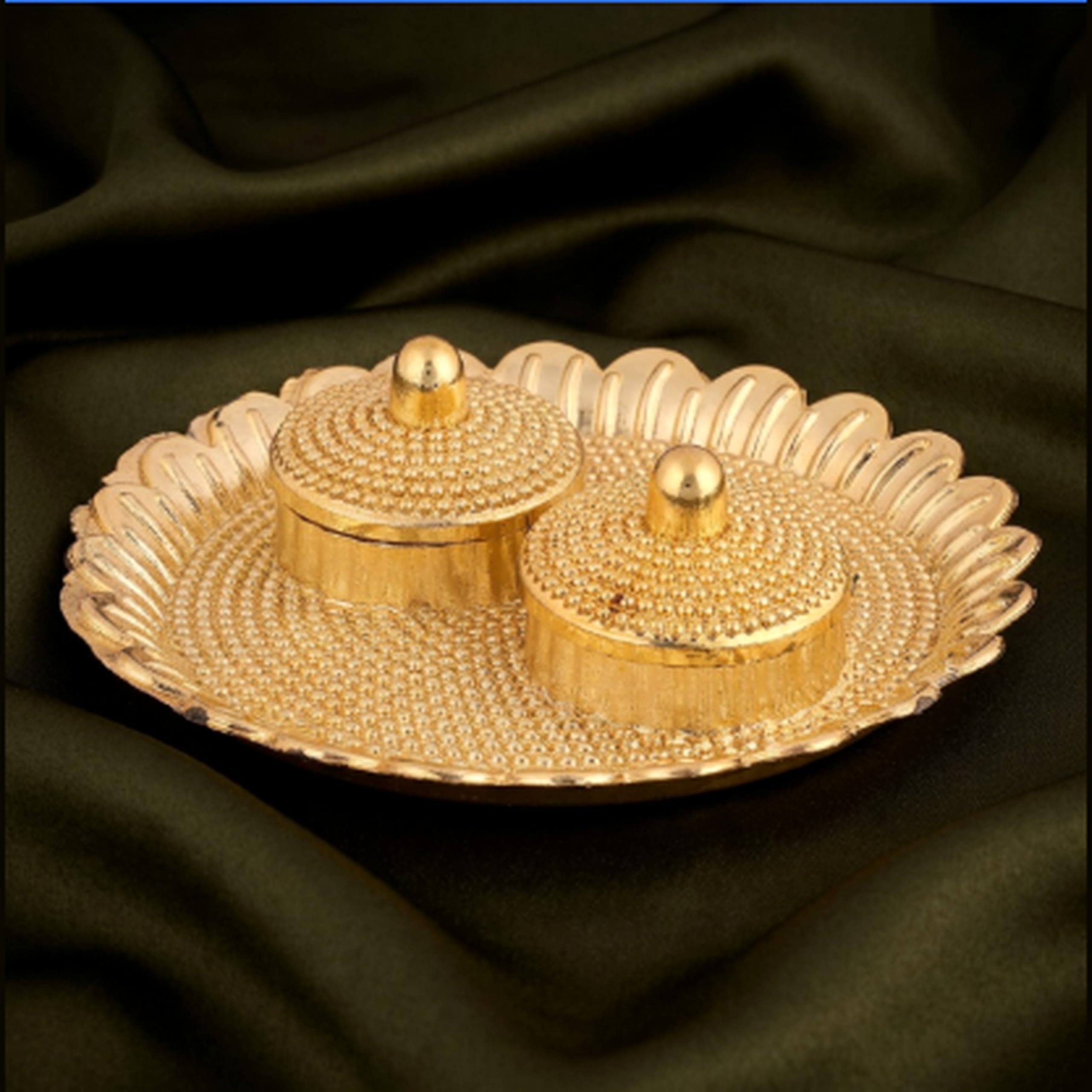 Aksharveda Roli Chawal Tilak Plate