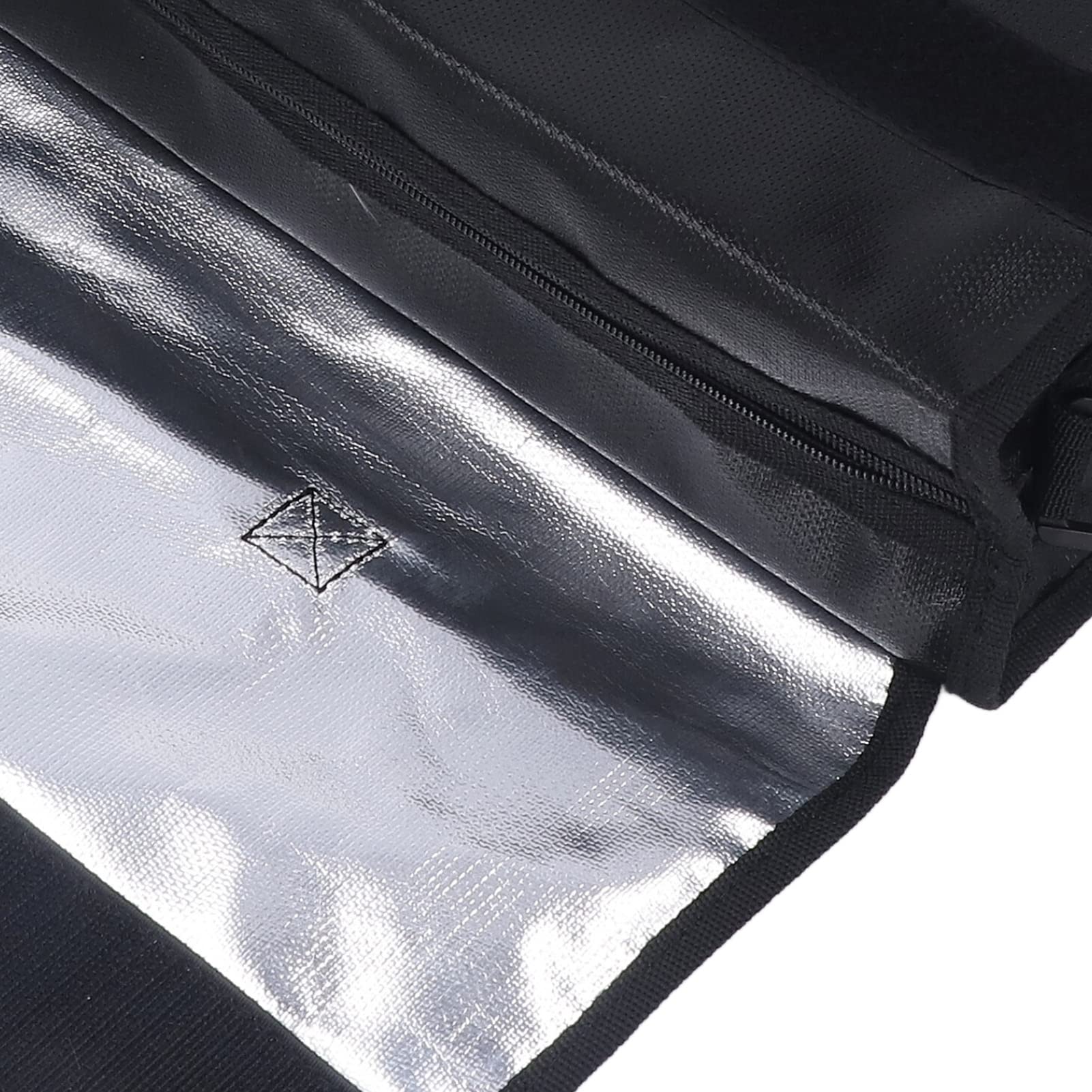 Borsa Sicurezza ignifuga SustVita con striscia riflettente per la sicurezza notturna, borsa portadocumenti ignifuga portatile per documenti e oggetti di valore, 15,3 x 11 x 3,7