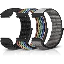 Sport Loop Nylon Band 16mm 18mm 19mm 20mm 22mm Watch Band Quick Release,Soft Fabric Nylon Adjustable Replacement Wristband Strap for Men Women