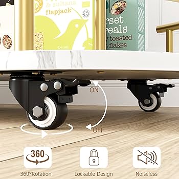 Amazon.co.jp: GAOMON ゴールドバーカート 3段バーカート 家庭用