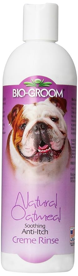 Bio-Groom Natural Oatmeal Anti-Itch Pet Creme Rinse, 12-Ounce