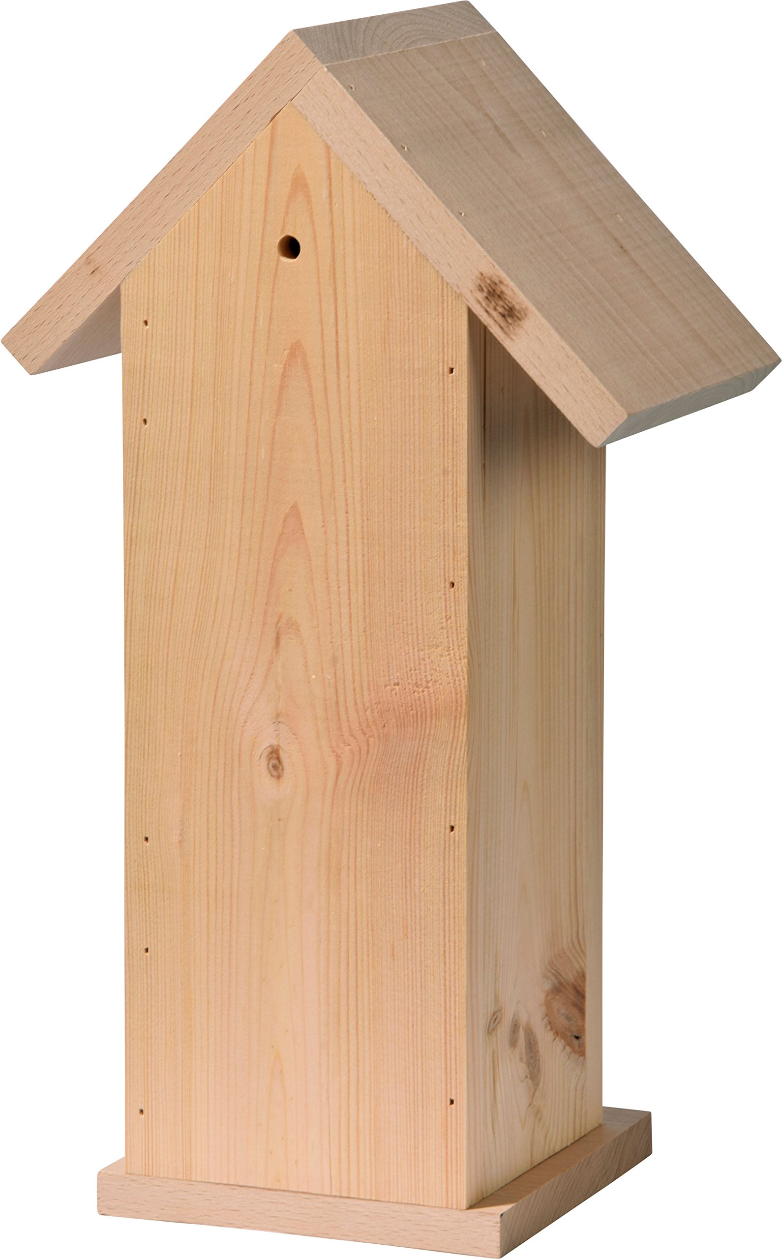 Luxus-Insektenhotels 22191e Schmetterlingshaus Sonnenfalter Natur - Insektenhotel aus Massivholz - Schmetterlingskasten unbehandelt & robust - Schmetterlingshotel für Garten/Terrasse/Balkon