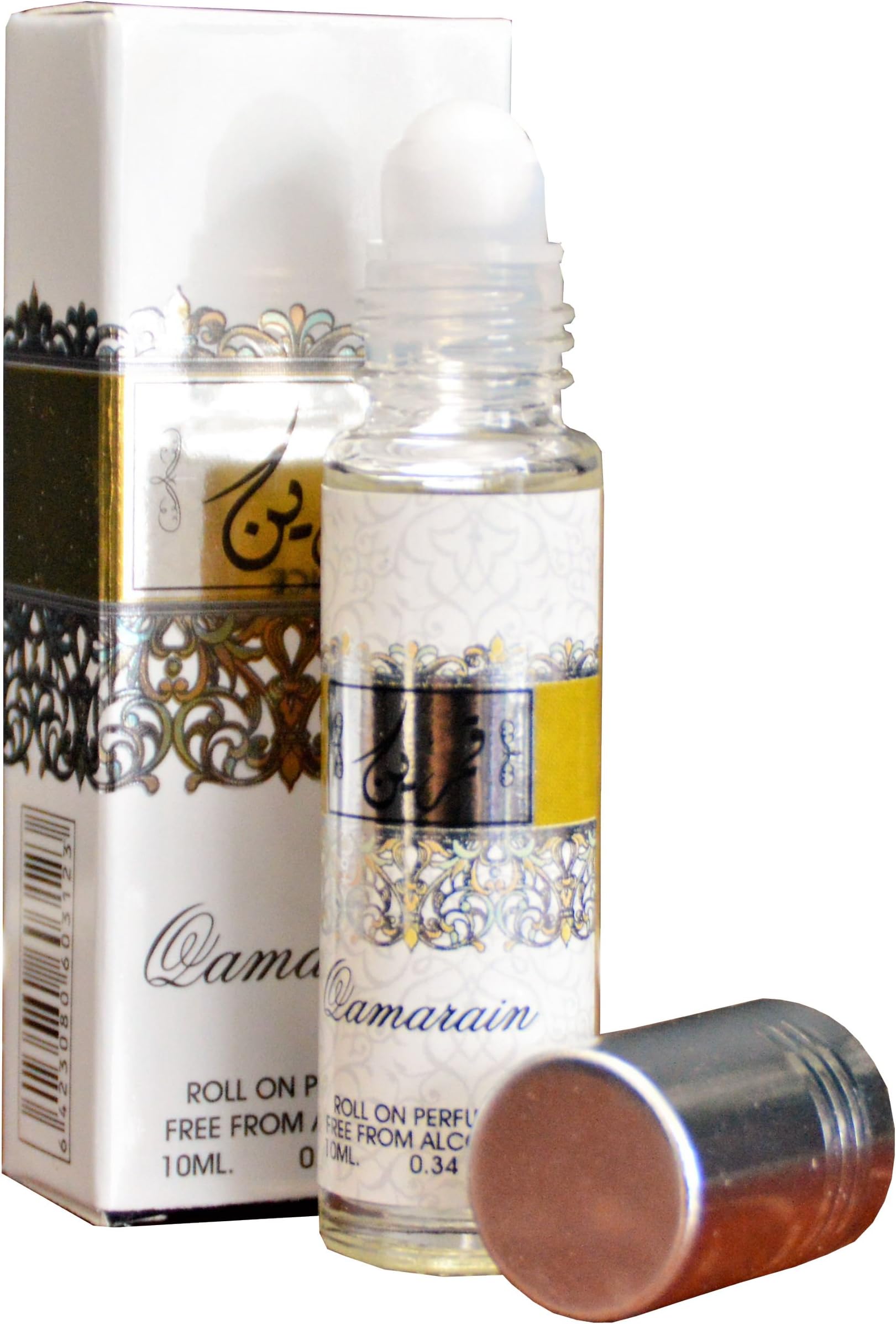 Qamarain 10ml Roll On Attar Oil Parfume Fragrance in glossy box