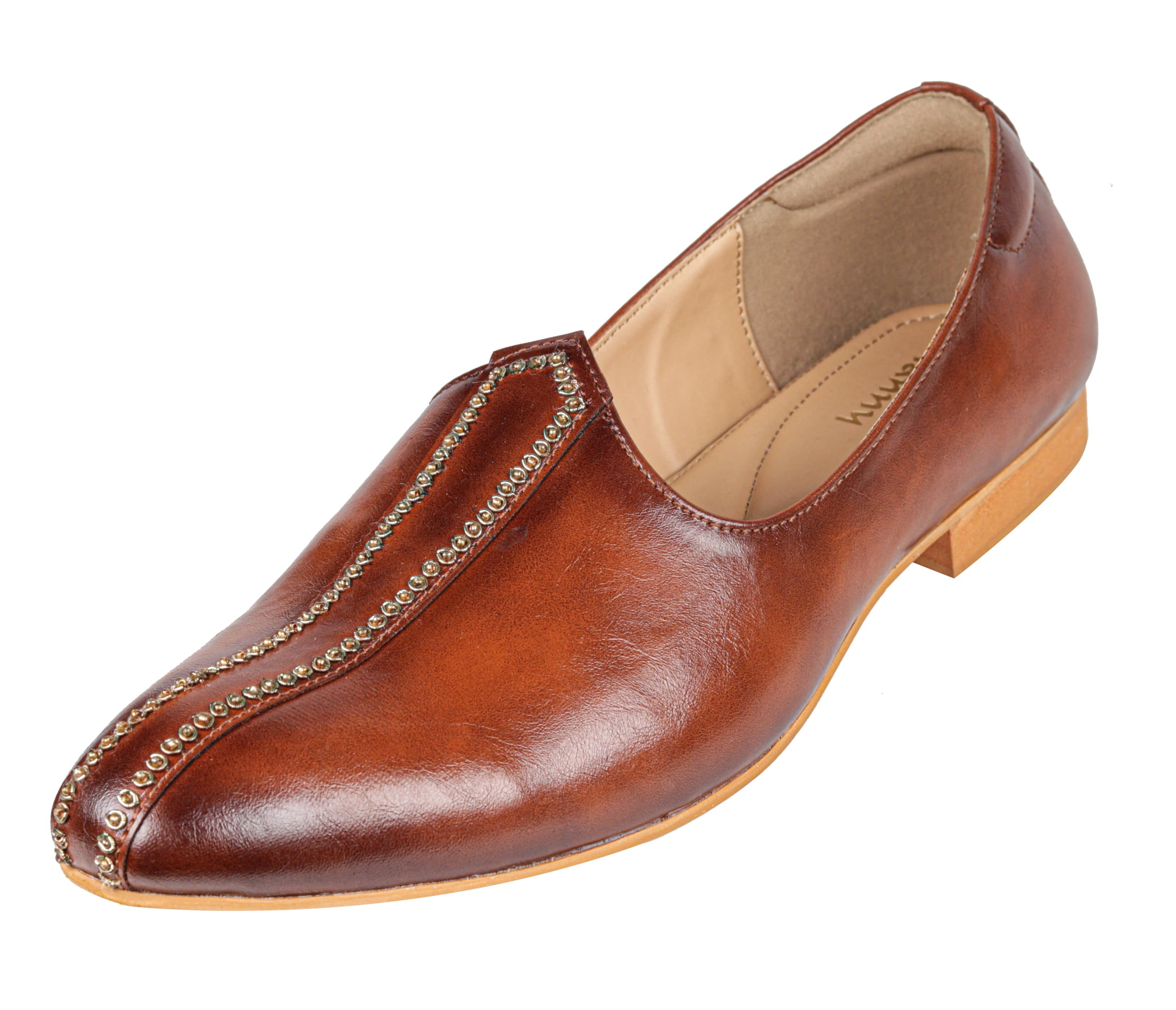 See full amazon price history chart for Tanny Shoes Mens Fox Leather Slip-On Juttis & Mojri (Tan, 10) Tanny Shoes Mens Fox Leather Slip-On Juttis & Mojri (Tan, 10) (B0D383CKNW) Amazon Price History, Amazon Price Tracker