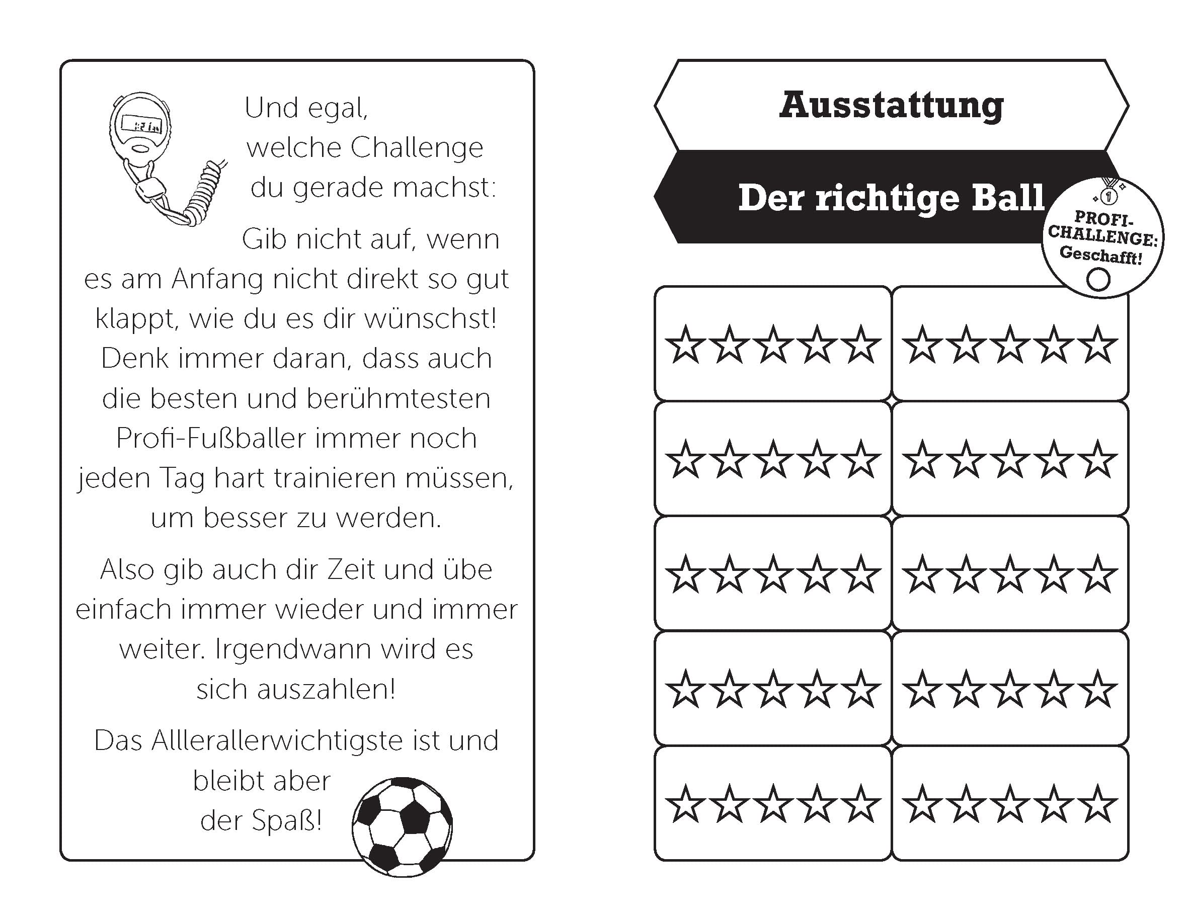 Meine Challengebox Fußball - Für Kinder ab 6 Jahren: Mit 30 Übungskarten & Trainingsbuch trainieren wie die Profis I Geschenk