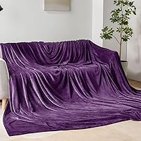 Vista 173 de BEDELITE Fleece Blanket White Throw Blanket for Couch & Bed, Luxury Plush Cozy Fuzzy Blanket 50" x 60", Super Soft Warm Lightweight Throw Blanket