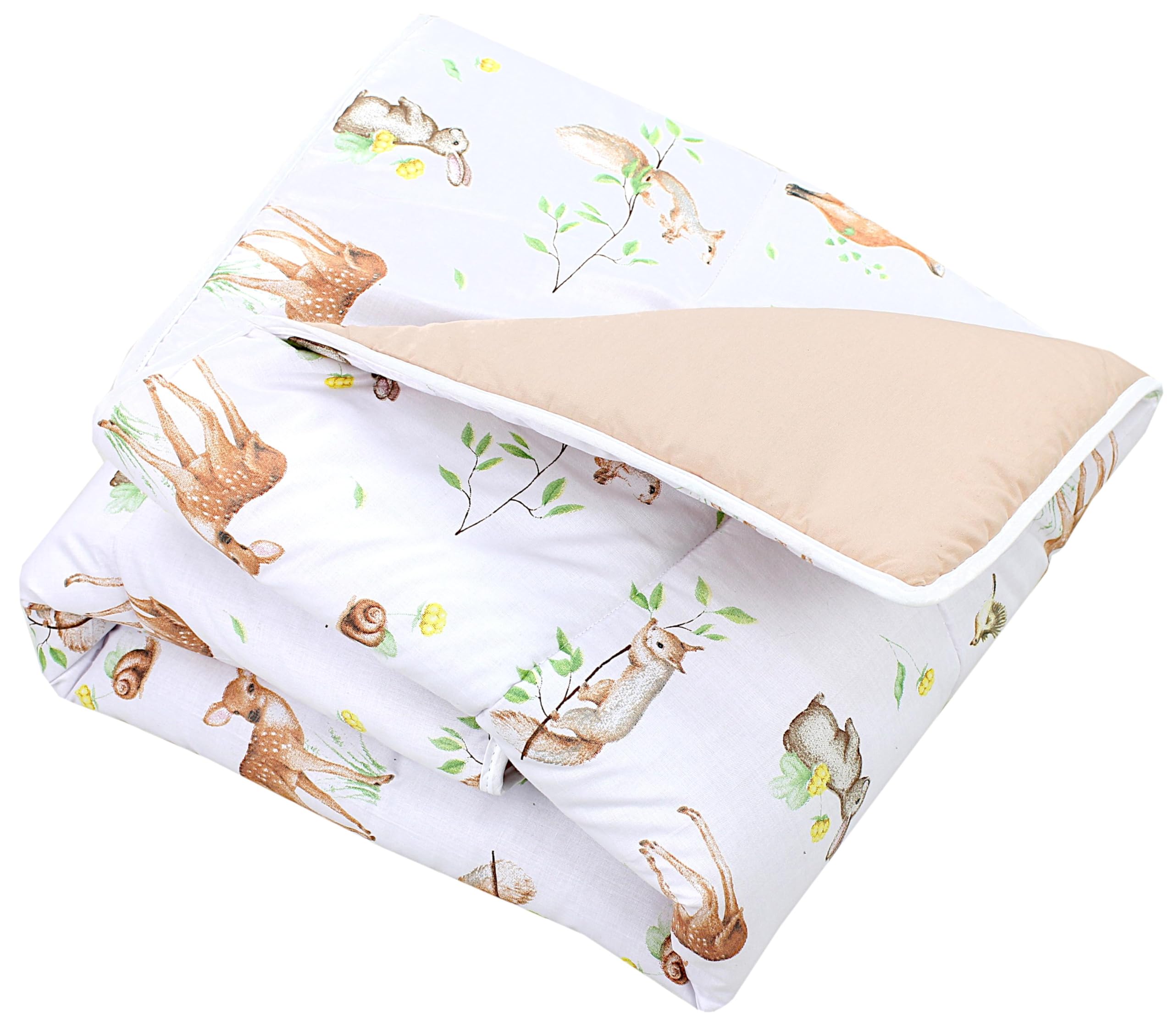 TupTam Baby Play Mat Manta para Niños Pequeños 120 x 120 cm Manta de Juego Grande para Niños Acolchada XXL, Zoo Verde — view 23
