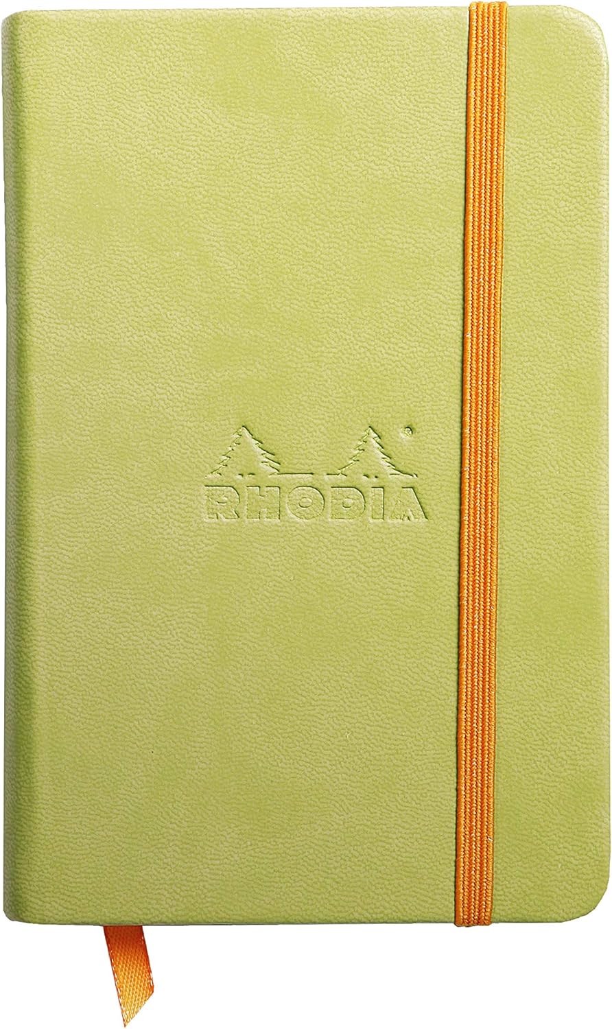 RHODIA 118626C Anis Rigid Notebook A6 192 pages Plain Ivory Clairefontaine Paper 90 g/m