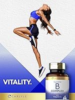 Vista 7 de Carlyle Vitamina B Complex Plus Vitamina C 250 cápsulas Suplemento vegetariano, sin OMG y sin gluten
