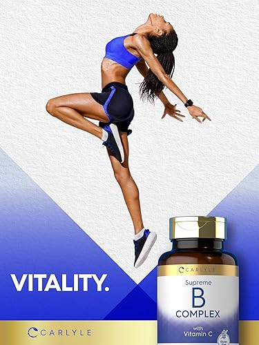 Miniatura 7 de Carlyle Vitamina B Complex Plus Vitamina C  250 cápsulas  Suplemento vegetariano, sin OMG y sin gluten
