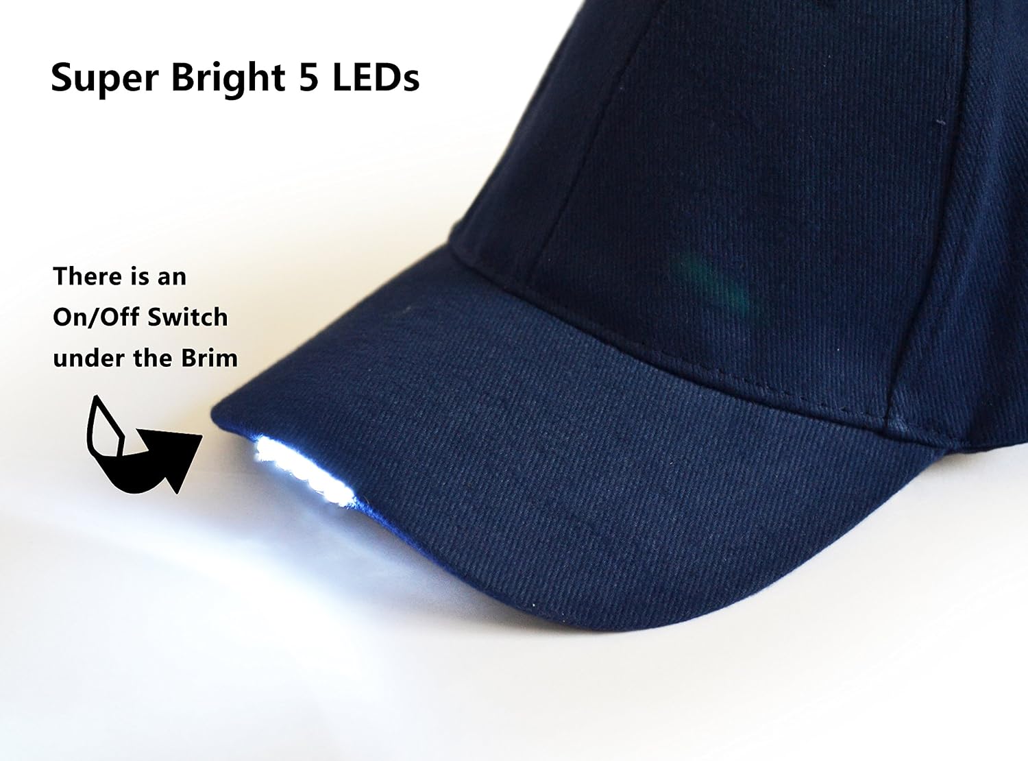 LED Baseball Cap Hat 