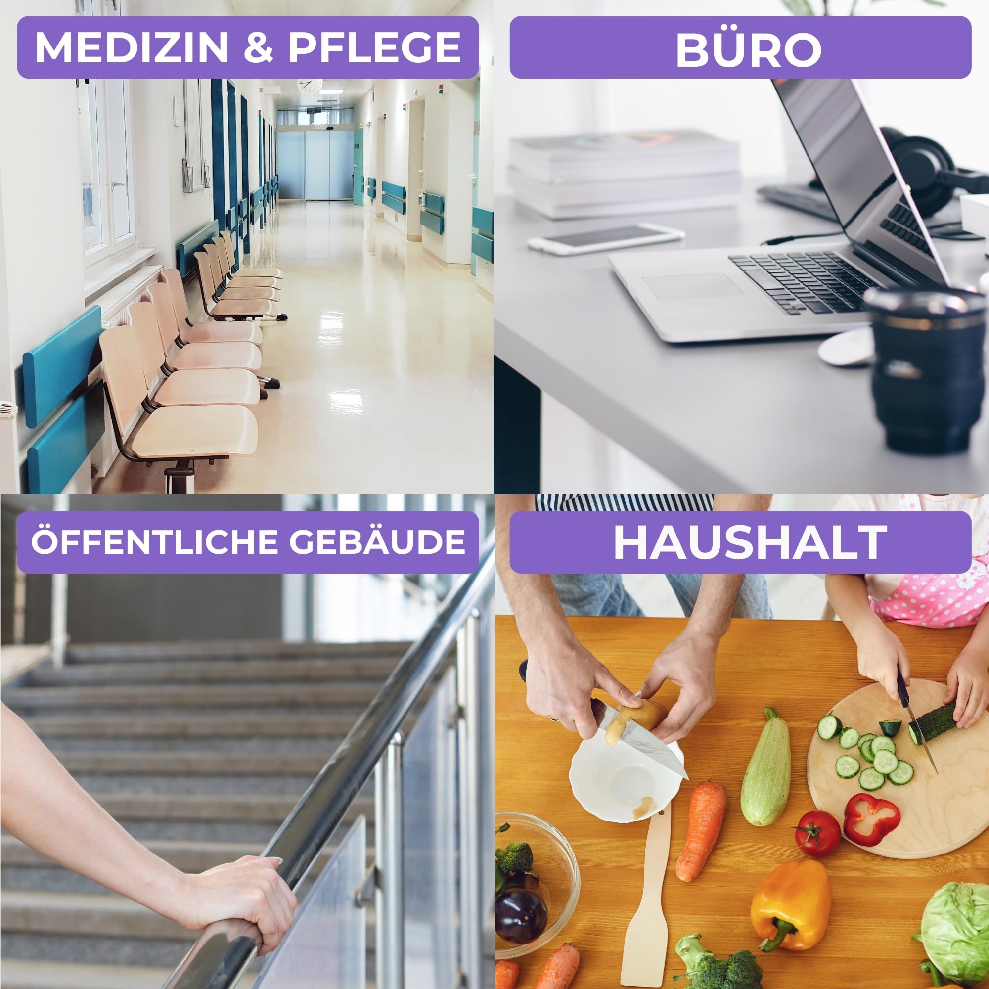 Dr Deppe Lotio 2in1 - Desinfektionstücher für Hände & Flächen mit Aloe Vera 100% biologisch abbaubar, aus nachwachsenden Rohstoffen für die einfache und schnelle Beseitigung von Bakterien und Viren
