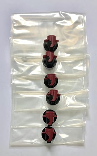 Miniatura 5 de Kits de bolsa de vino de 1.5 litros [alternativa a botellas de vino ecológicas] - Botella, almacena y dispensa fácilmente tus vinos, perfecto para