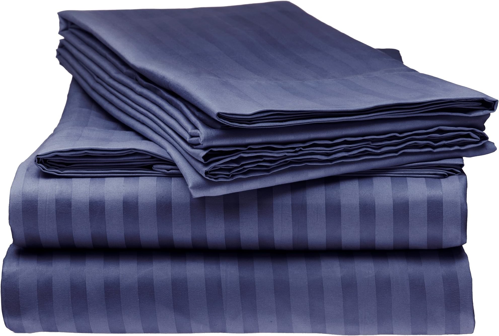 Short Queen Italian Prestige Collection 4PC Sheet Set – 1800 Hotel Luxury Double Brushed Microfiber Bed Sheet -– NAVY