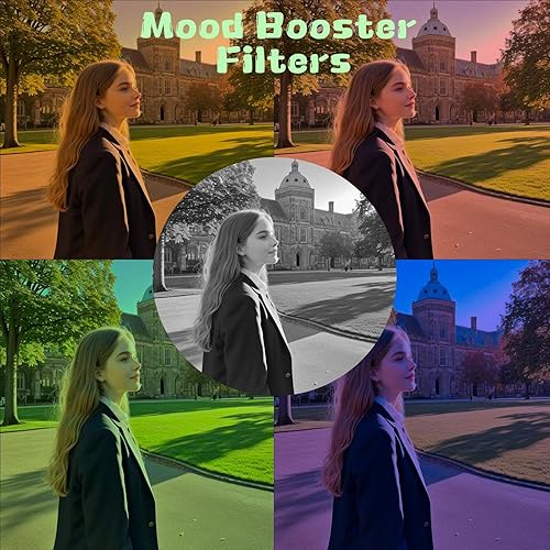 Miniatura 3 de Mini cámara con llavero, mini cámara digital, cámara retro de 1080P con tarjeta de 32 GB, lente gran angular, luz flash LED, fotos nostálgicas, gran