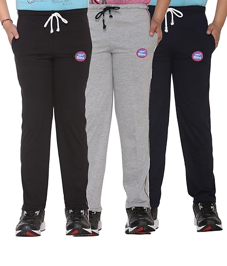 Boy's Regular Fit Trackpants (Pack of 3)