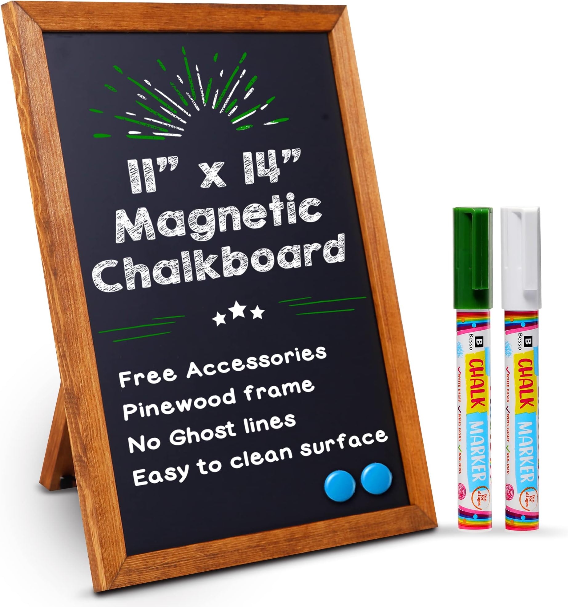 Small Chalkboard Signs with Stand and Liquid Chalk Markers