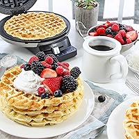 Vista 8 de Cuisinart Ronda Wafflera Clásica, WMR-CA Round Classic Waffle Maker, 1, Plateado