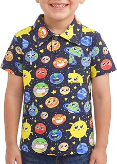 Unique Baby Moisture Wicking Kids Polo Shirts for Toddler Boys Polo Shirt