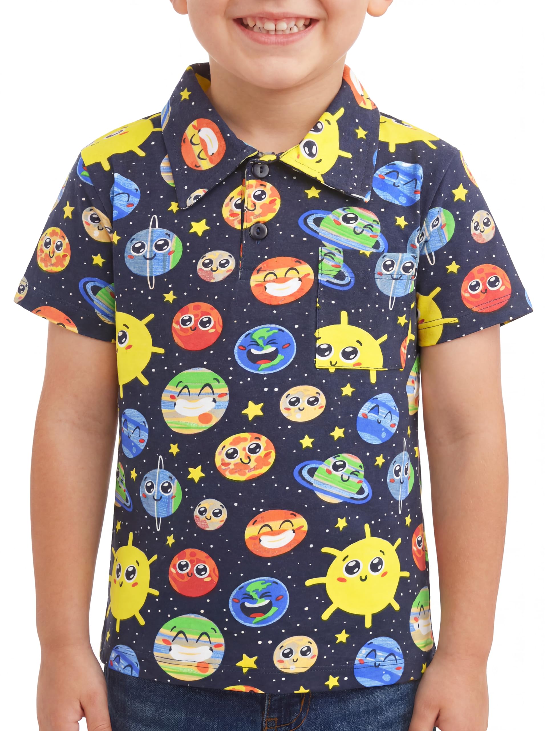 Unique Baby Moisture Wicking Kids Polo Shirts for Toddler Boys Polo Shirt
