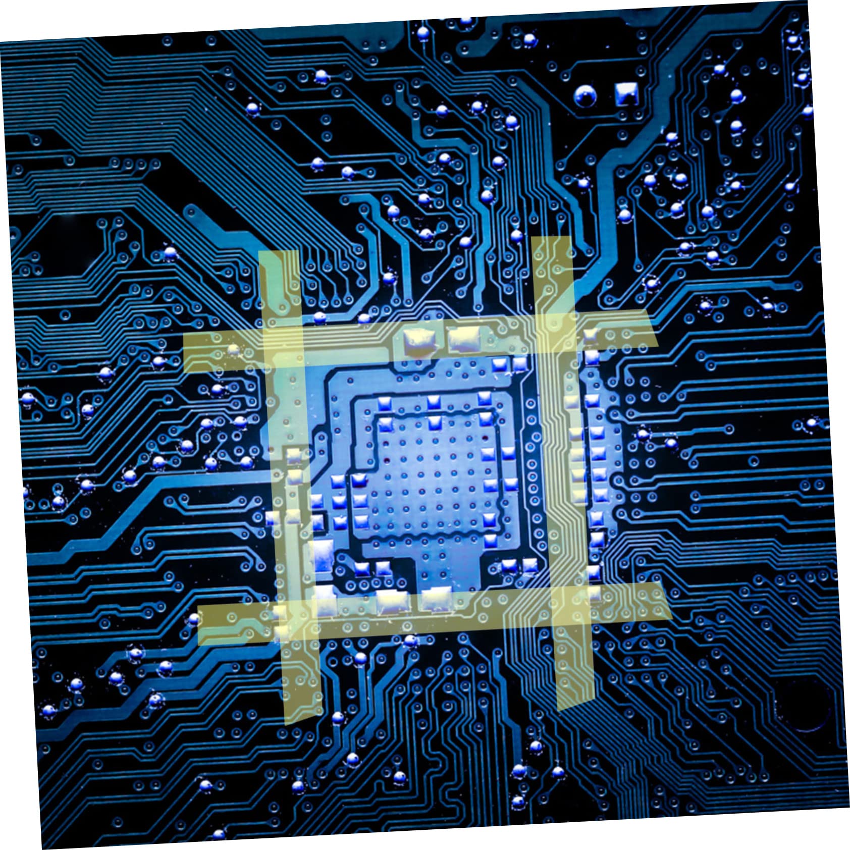 Healvian 4 Set Di Nastri Adesivi Nastro Termico Per Chip Nastri Isolanti Termici Elettronica Rubinetti Isolanti Alta Temperatura 3 * 4