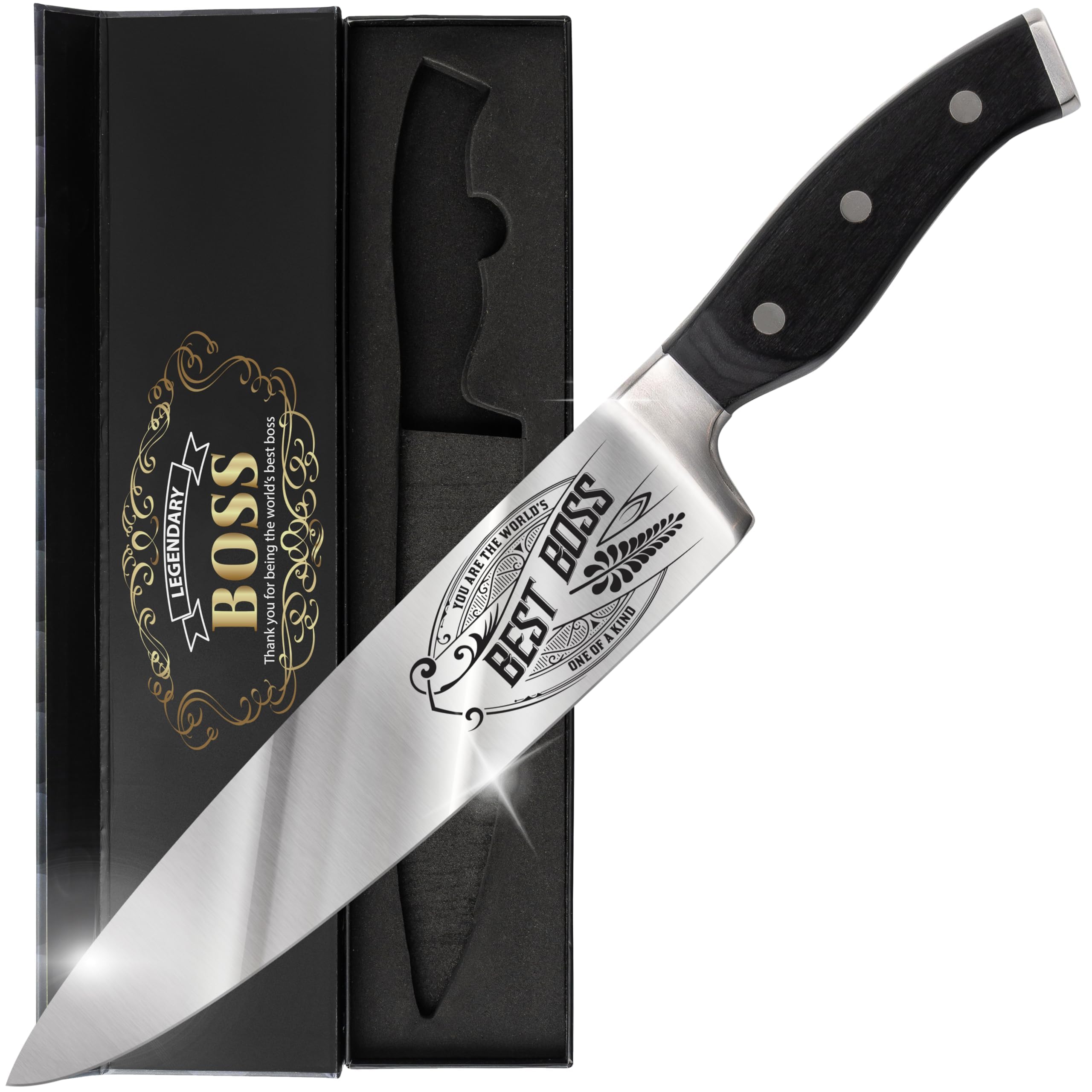 Amazon.com: CUTLINX Birthday Gift BEST BOSS - Premium Chef Knife