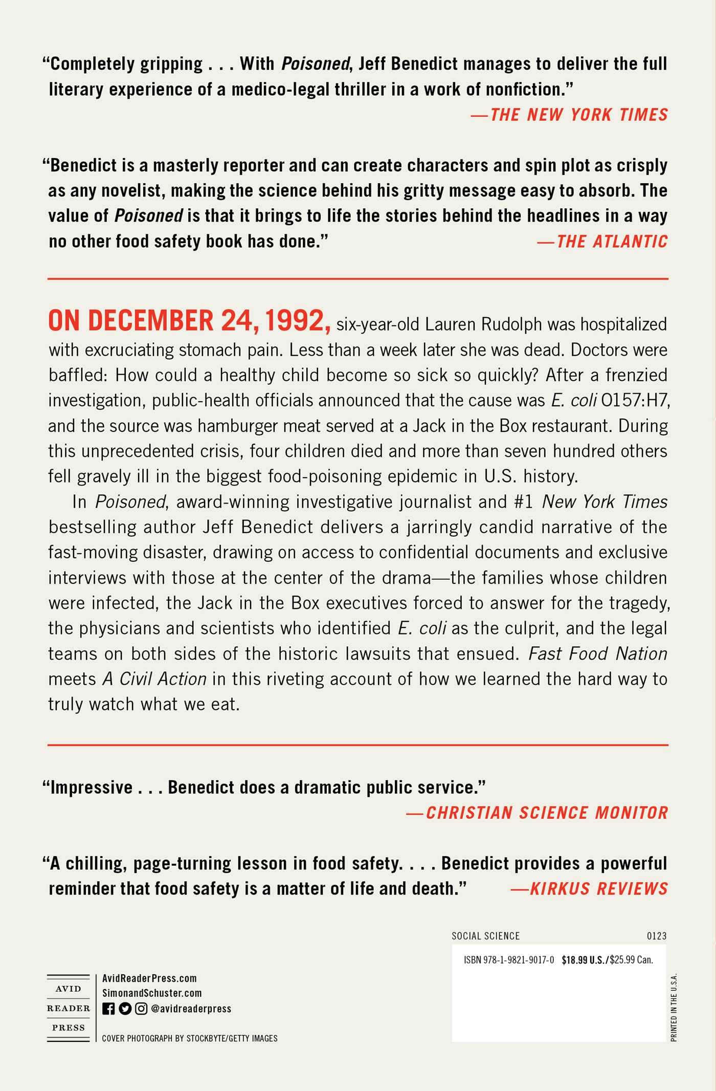 Poisoned: The True Story of the Deadly E. Coli Outbreak That Changed the Way Americans Eat