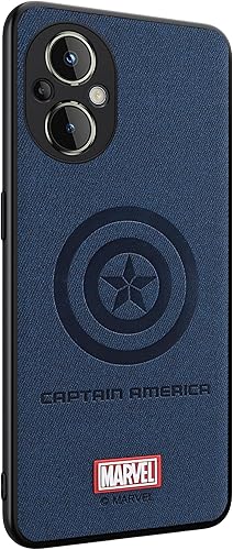 Miniatura 2 de Funda para OnePlus Nord N20 5G, con personaje de superhéroe, compatible con OnePlus Nord N20 de piel (azul) para hombre y mujer