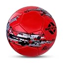 Nivia Snow Storm Machine Stitched Football, Size 5 (Red) gallery image