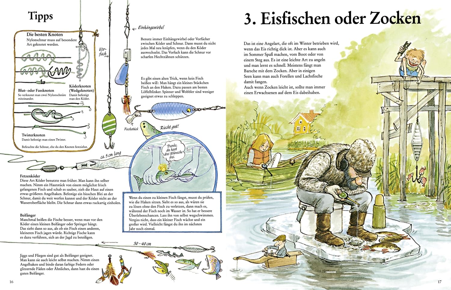 Das große Buch vom Angeln: Praktische Angelschule mit Naturwissen, Mitmachideen und Illustrationen von Pettersson-und-Findus-Erfinder Sven Nordqvist für Kinder ab 6 Jahren