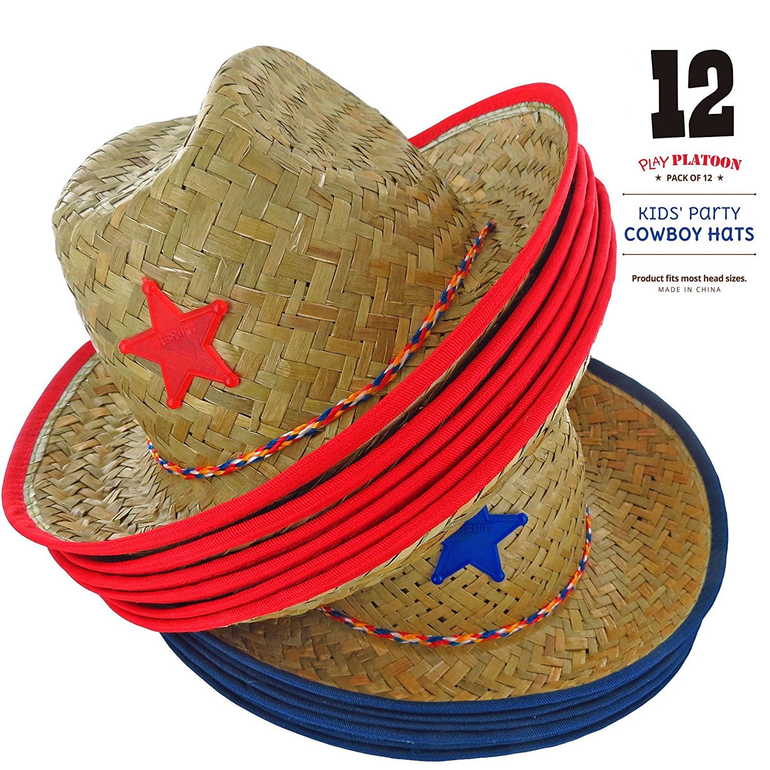Straw party hats Clearance