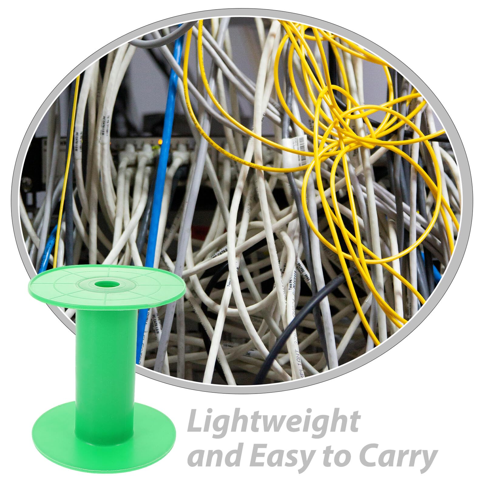 20 Pièces Bobines de Fil Plastique Vertes pour Couture Spools Pratiques pour Bobines de Machine à Coudre Organisateur de Rangement pour Rubans Anti-enchevêtrement Accessoires de