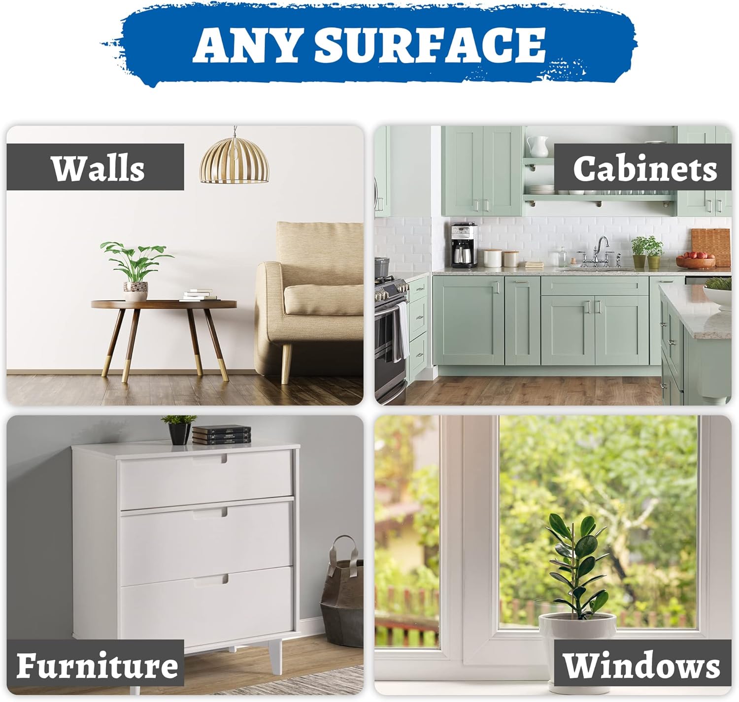 DWIL Multi Surface Touch Up Paint - White Touch Up Paint Pen, Scratch Repair for Wall, Door, Kitchen Cabinets, Wood, Furniture, Appliance, 1.5 Fl Oz (Semi-Gloss, Perfect White)