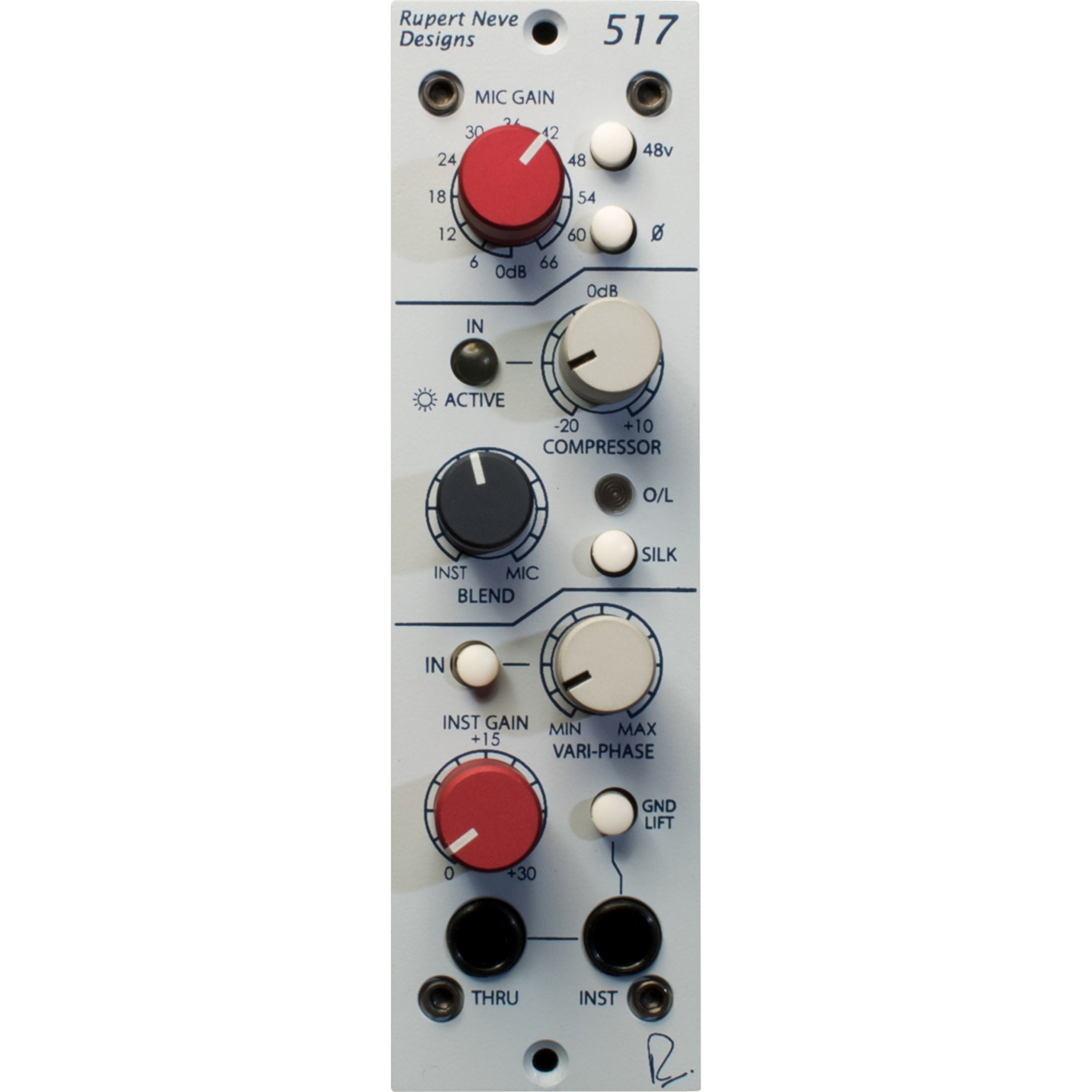 Amazon.com: Rupert Neve Designs Portable 517: 500 Series Mic Pre
