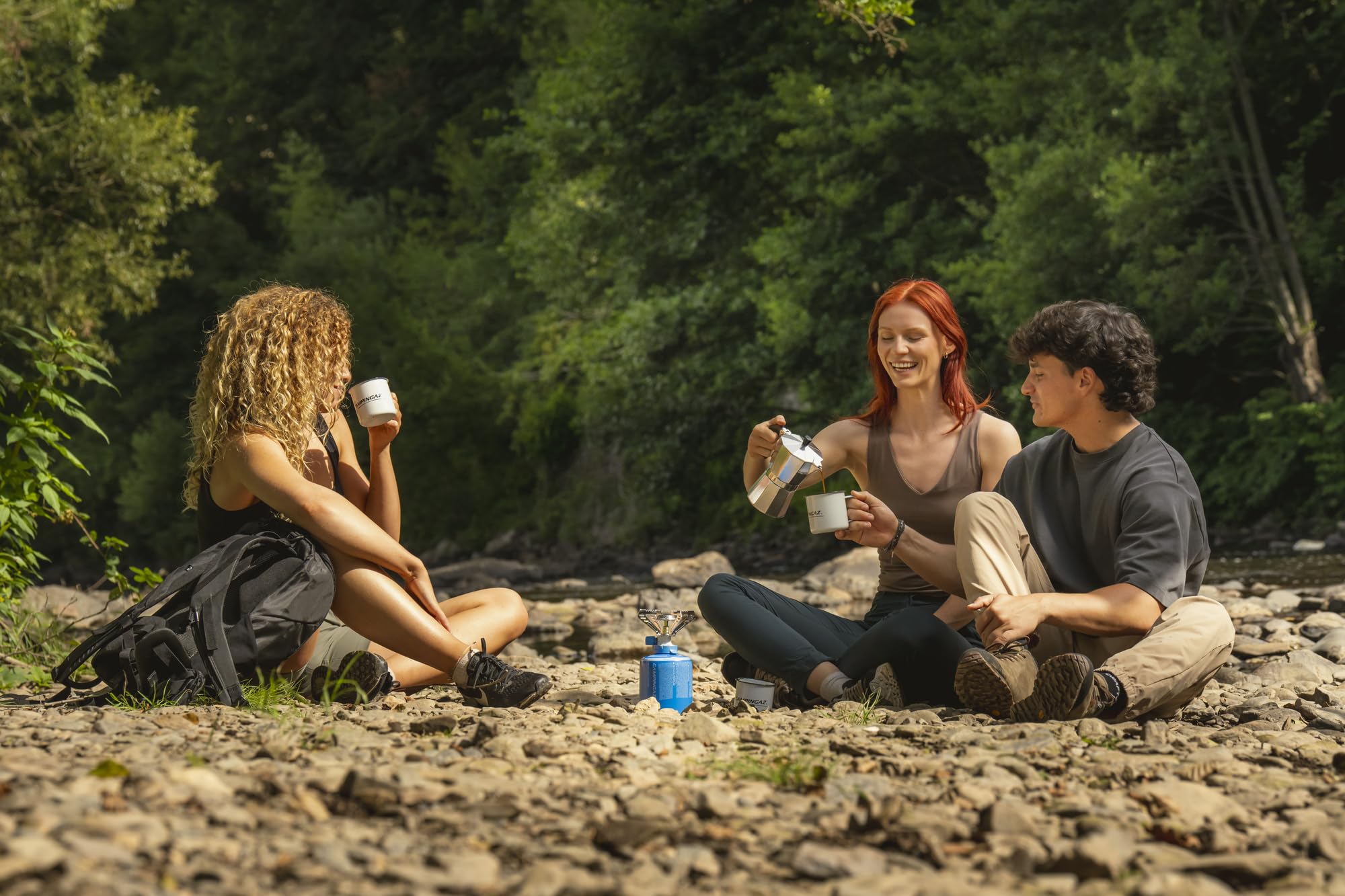 Campingaz Twister Connect Kuchenka gazowa, z łatwym podłączeniem i funkcją podwójnego zamka, lekka kuchenka gazowa z 1 palnikiem, pojedynczy palnik, wysoka moc, 2900 W, na kemping, festiwale i