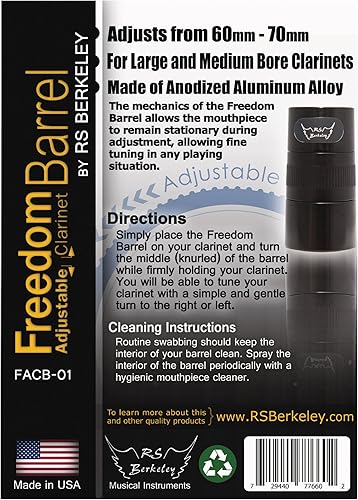 Miniatura 3 de Barril de clarinete ajustable Freedom