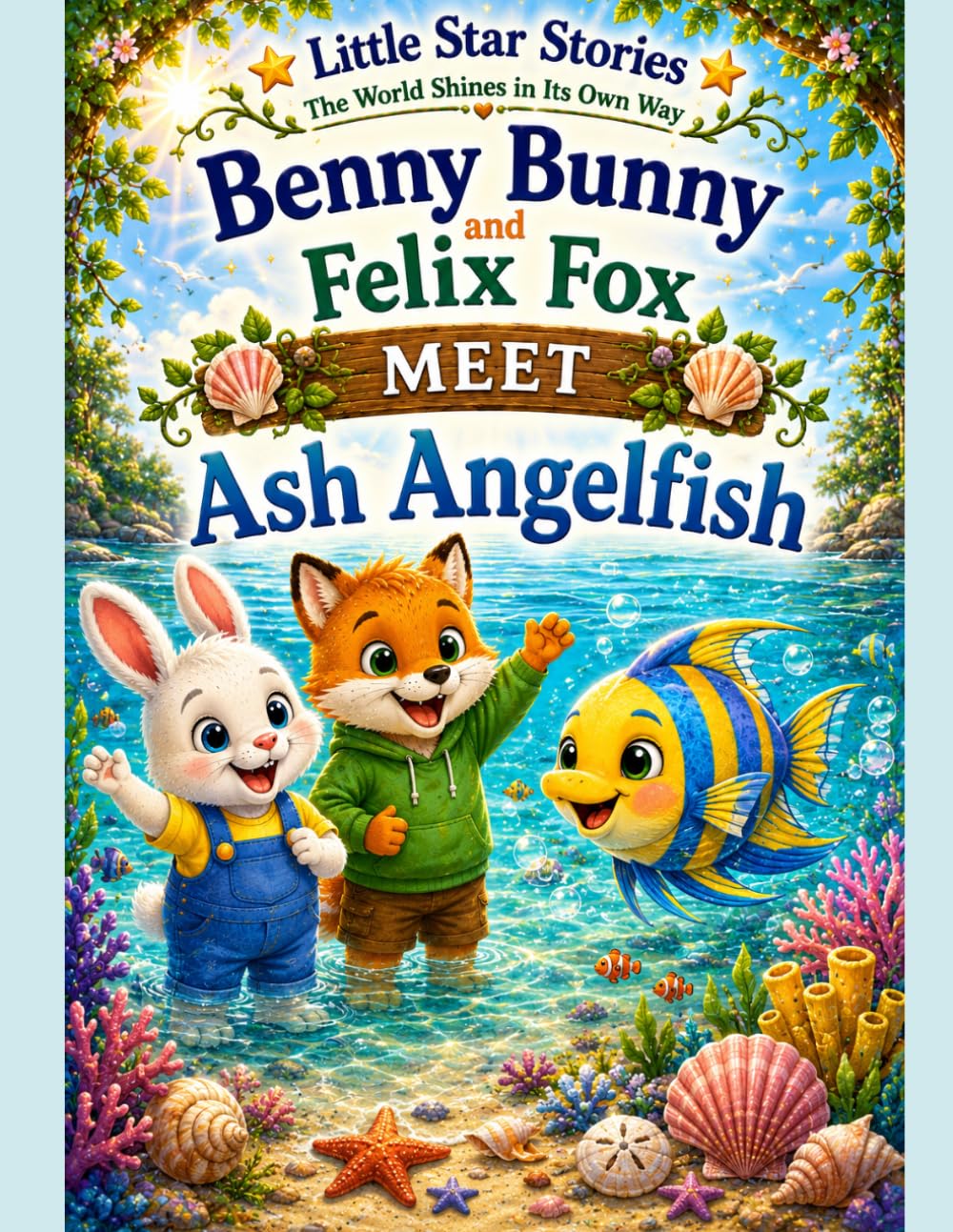 Benny Bunny and Felix Fox Meet Ash Angelfish (Little star stories)
