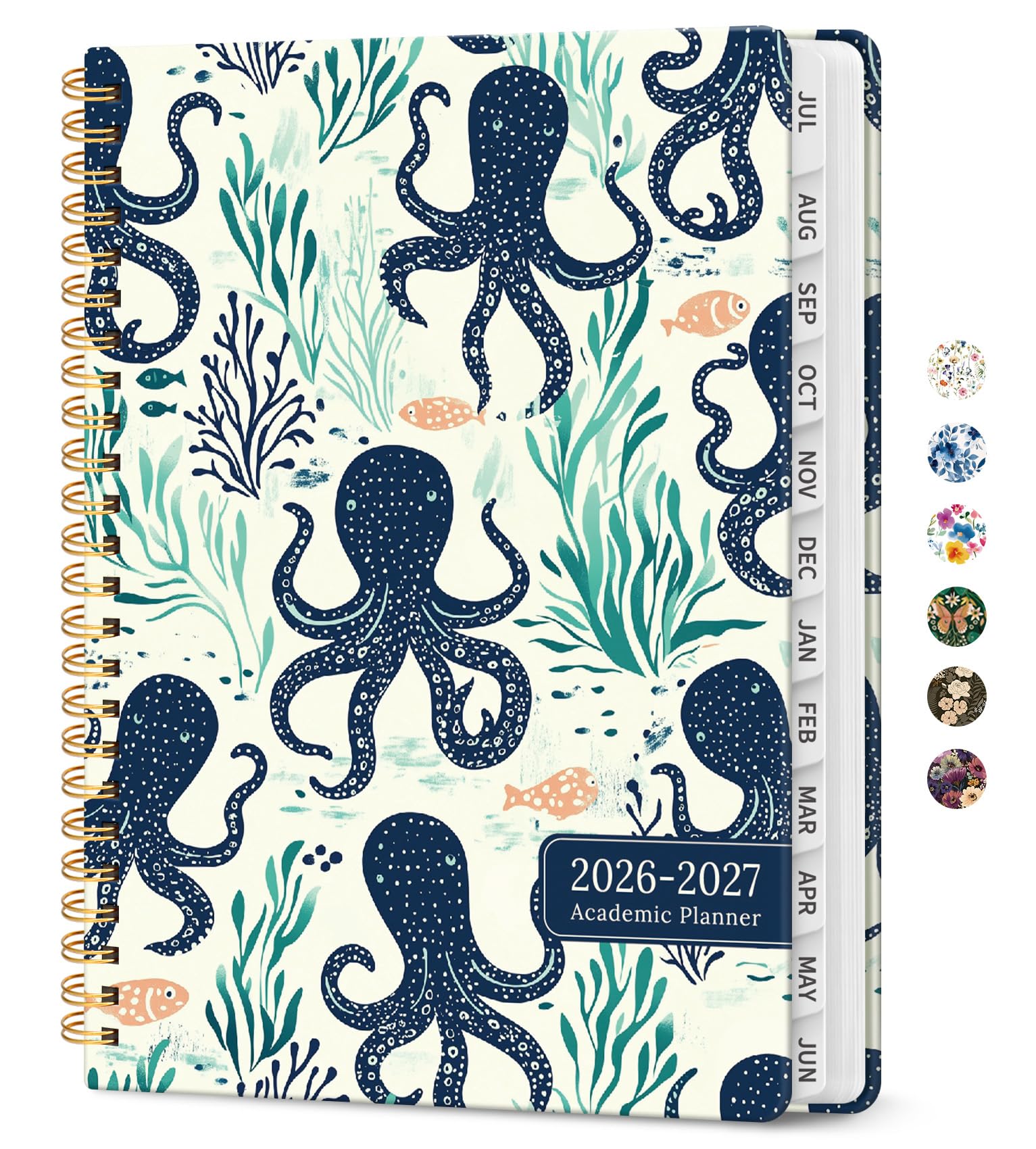 Taja Academic Planner 2026-2027 (6.3"x8.5") | Monthly Weekly Teacher Student Agenda - main product image